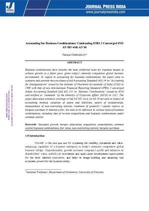 Ch. 7 Summary - Intermediate accounting 1 - Ch. 7: Cash and Receivables ...