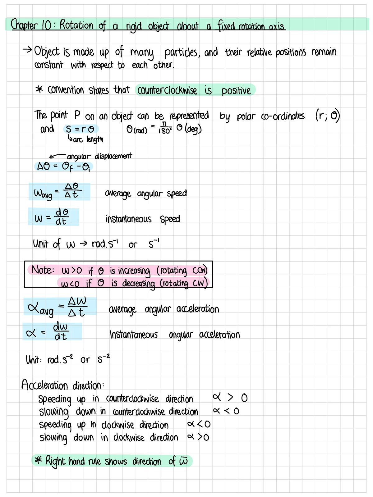 Chapter 4: Motion in 1D & Projectile Motion Concepts - Studocu