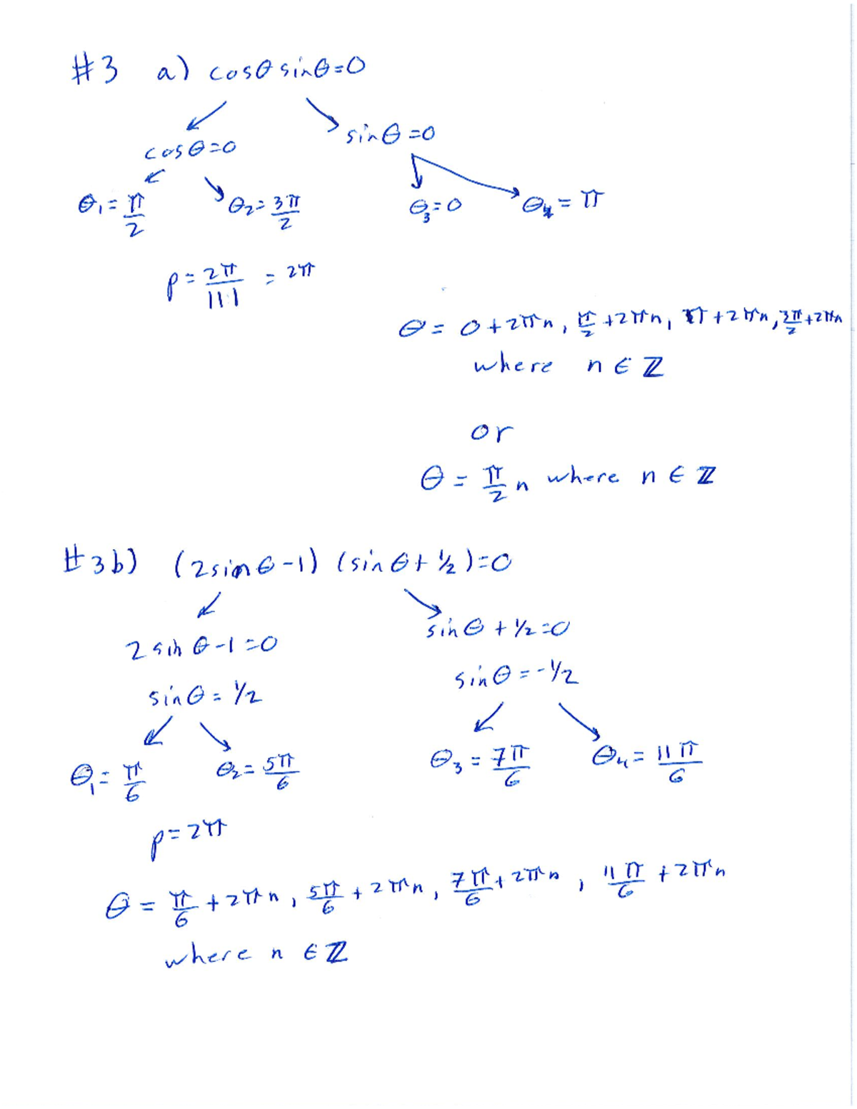 Trig Identities & Equations Practice Solutions - MATH 4200 - Studocu