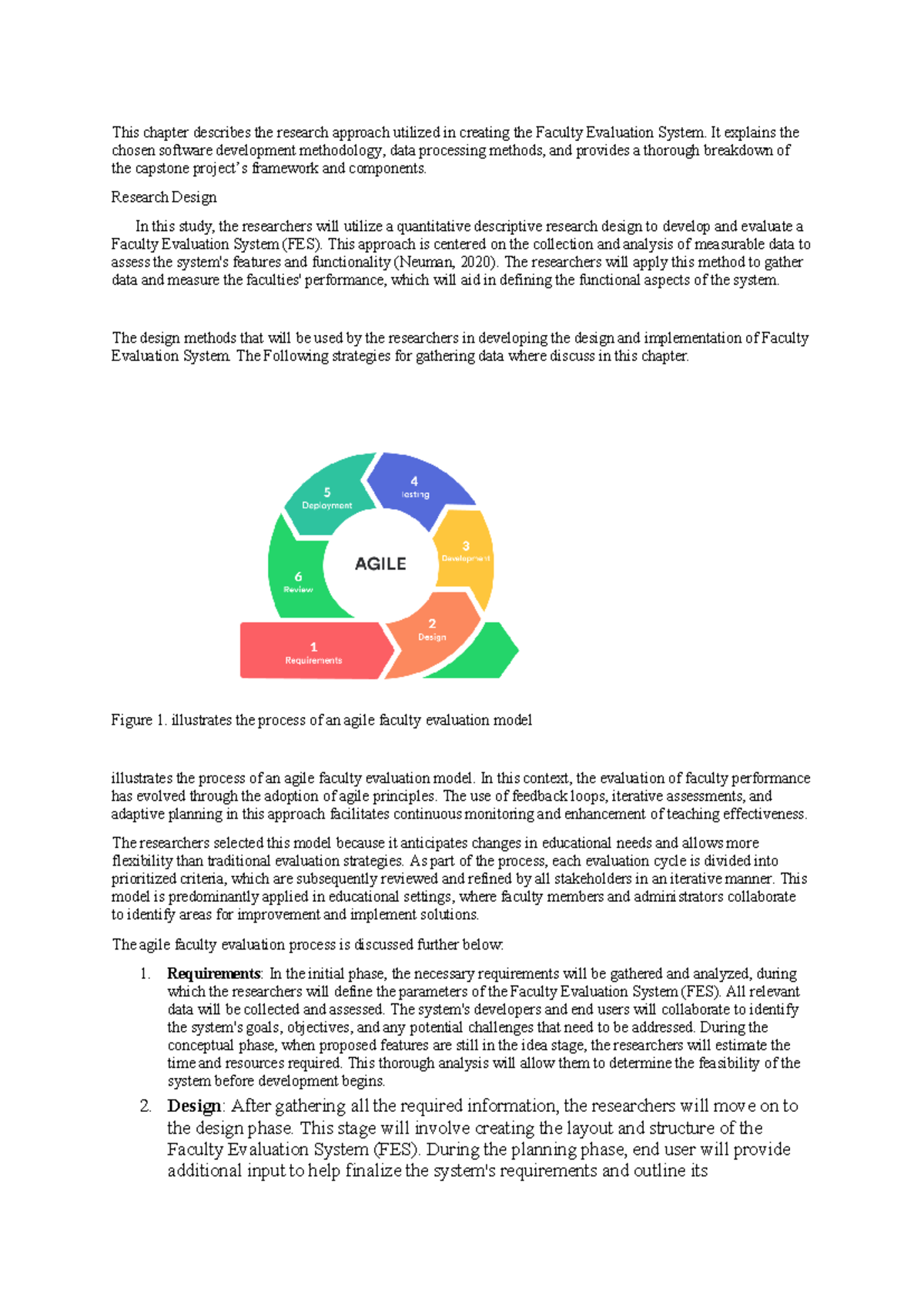 Research Methodology for Faculty Evaluation System Development (FES ...