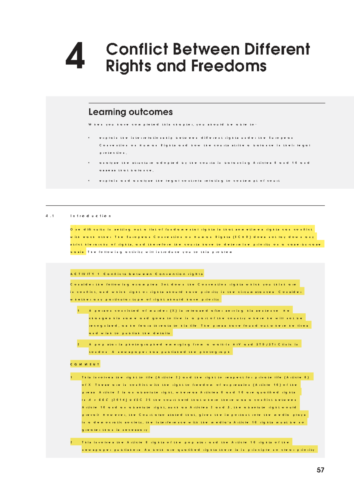 Conflict Between Rights: Balancing ECHR Articles 8 & 10 in Law - Studocu