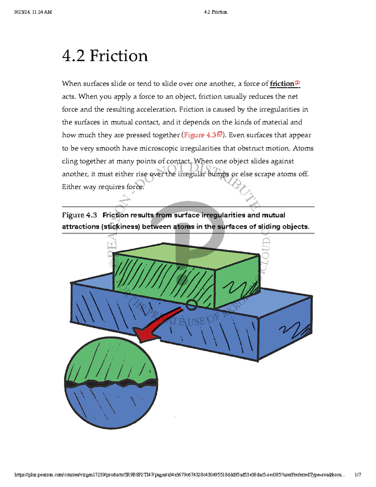 Phys 101: Exploring Static and Sliding Friction Concepts - Studocu