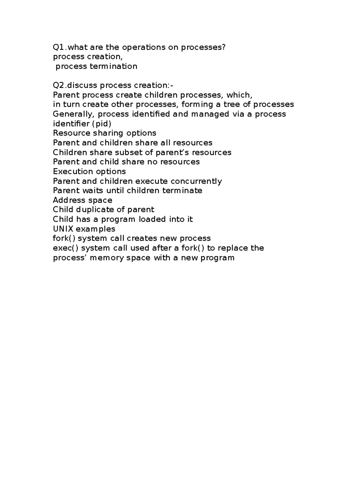 Os3 - different operations on processes in OS - Operating Systems ...
