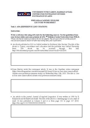 APA 7th referencing guide 220726 - Page 1 of 26 APA 7th is an author ...