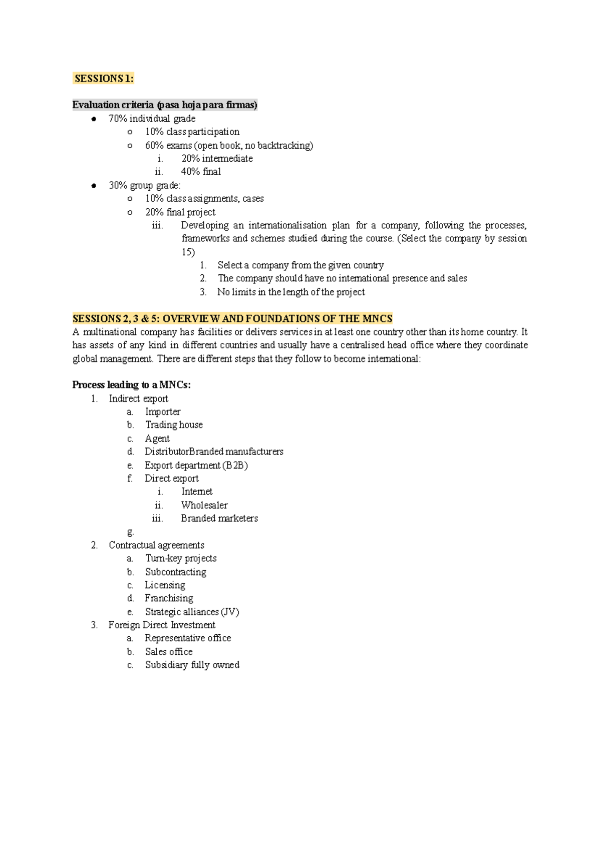 Management of Multinational Corporations: Overview, Risks, and ...