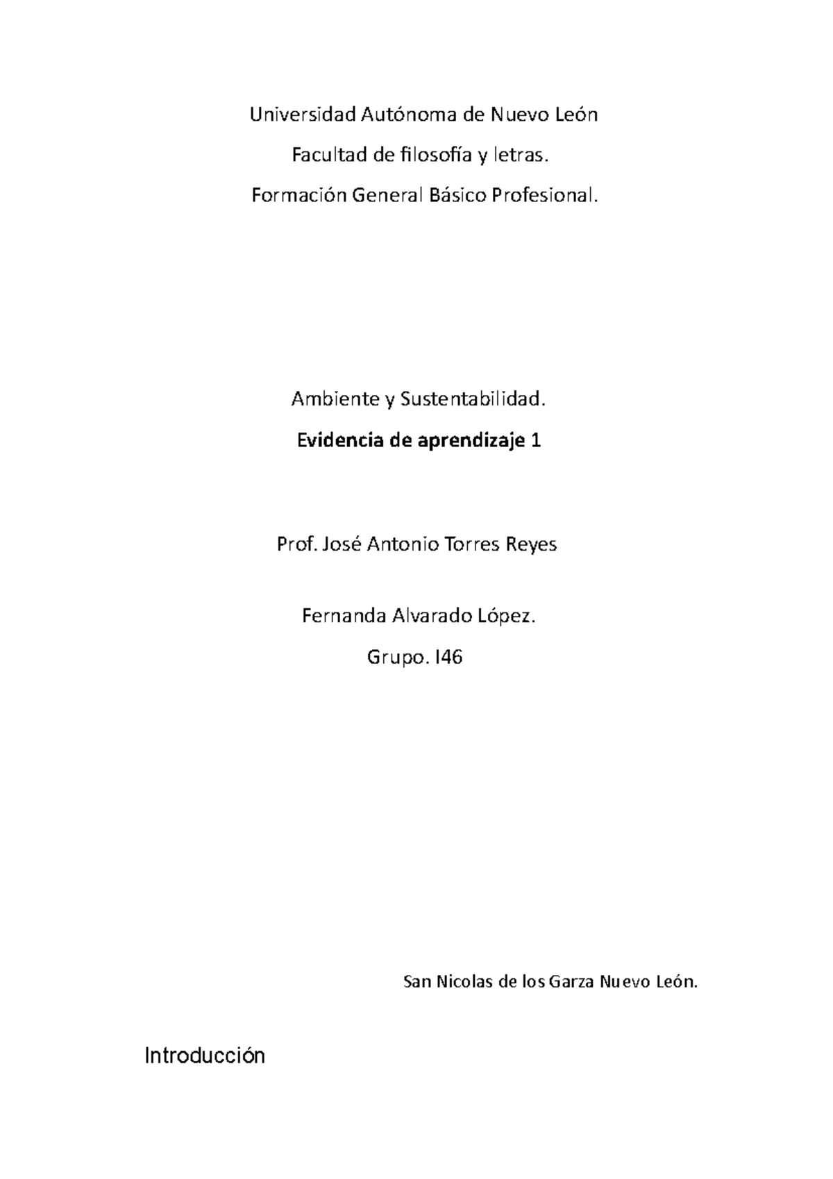 Ev1 - Apuntes 1 - Universidad Autónoma de Nuevo León Facultad de ...