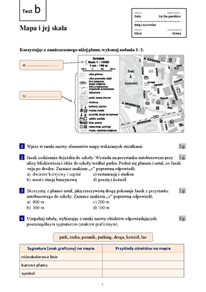 Całoroczny Sprawdzian Wiadomości Z Przyrody Klasa 6 www.studocu.com