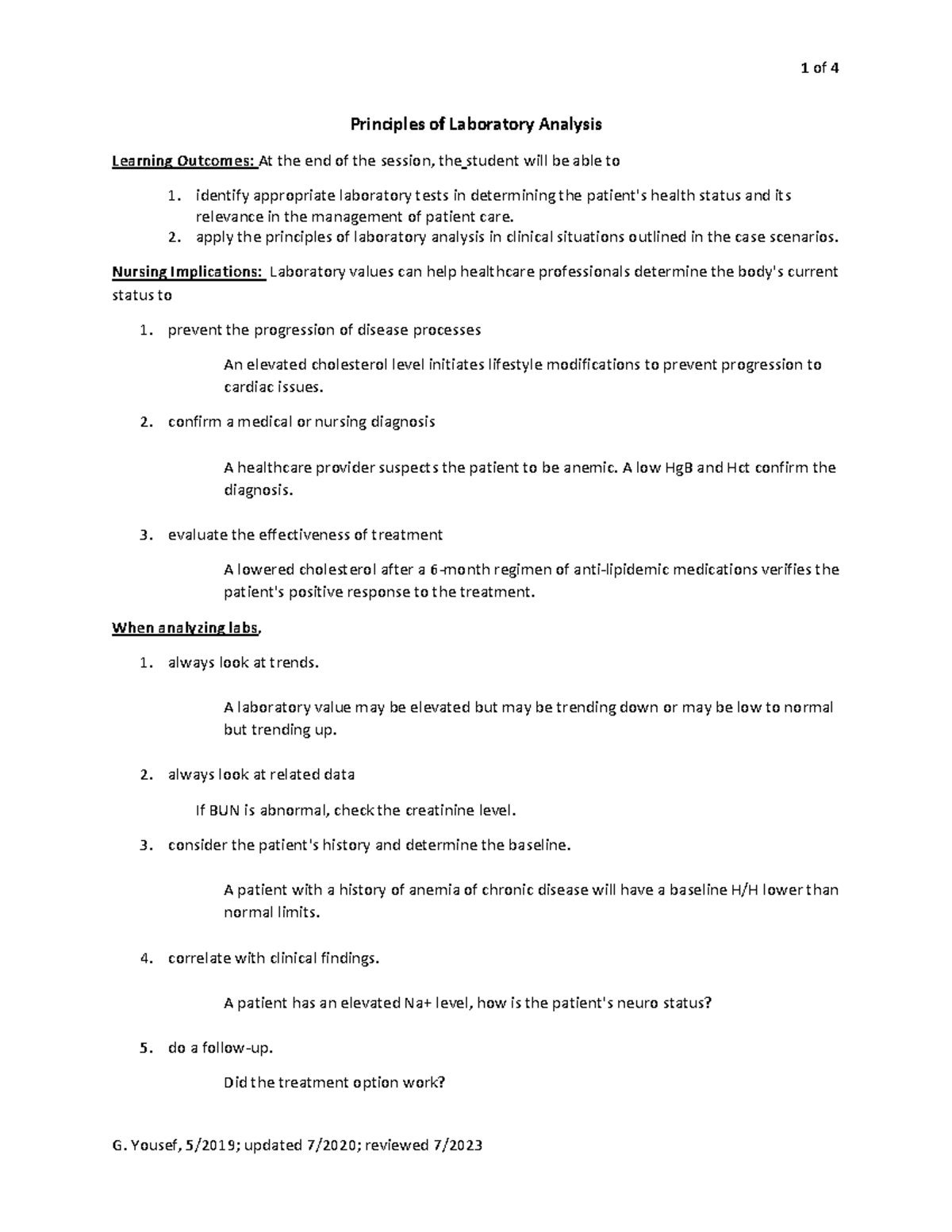 Principles of Laboratory Analysis - Principles of Laboratory Analysis ...