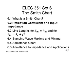 The Complete Smith Chart - OMAr Hassanein Practise Problem 40212567 5 ...