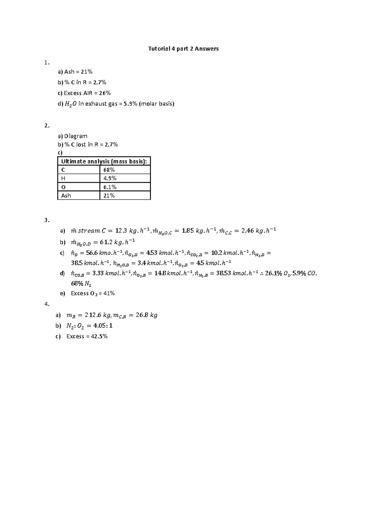 Tut 4 part 2 answers - good study material - Tutorial 4 part 2 Answers ...