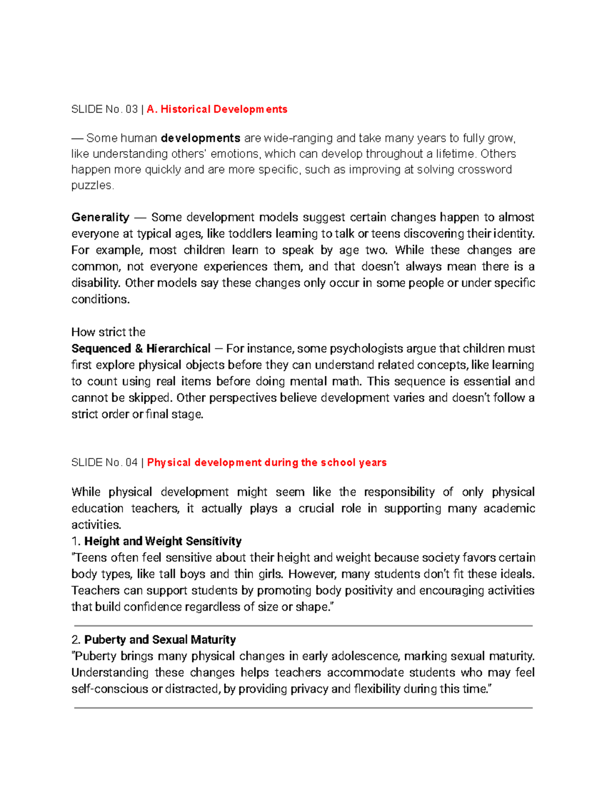 PSY 101 Lecture Notes: Historical & Developmental Perspectives - Studocu