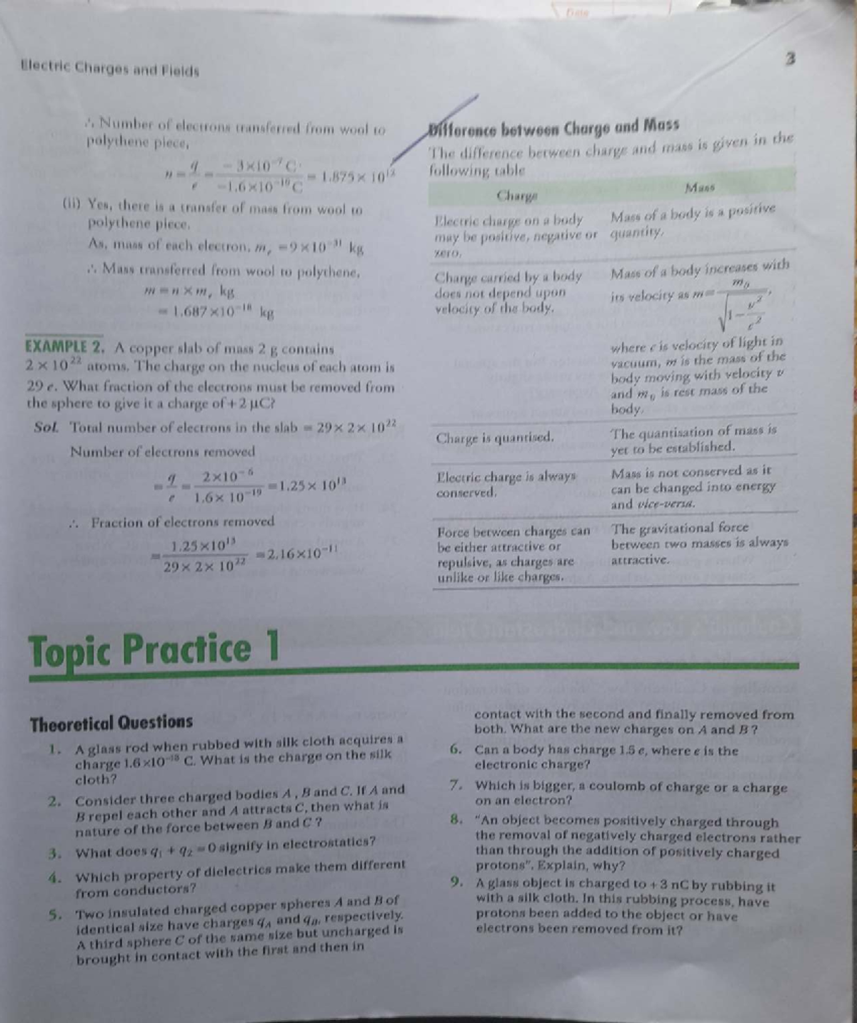 Physics Class 12: Electric Charges and Fields Notes (L875) - Studocu
