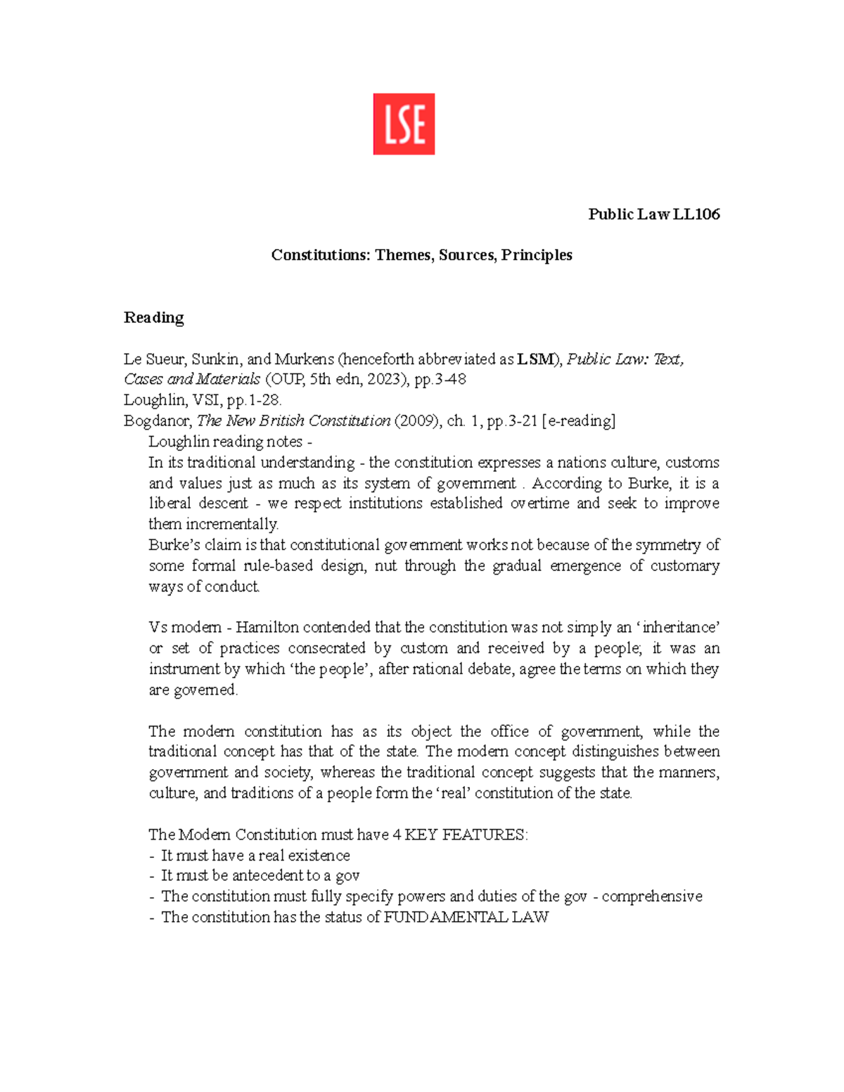 4 - Constitutions - quiz - Public Law LL Constitutions: Themes, Sources ...