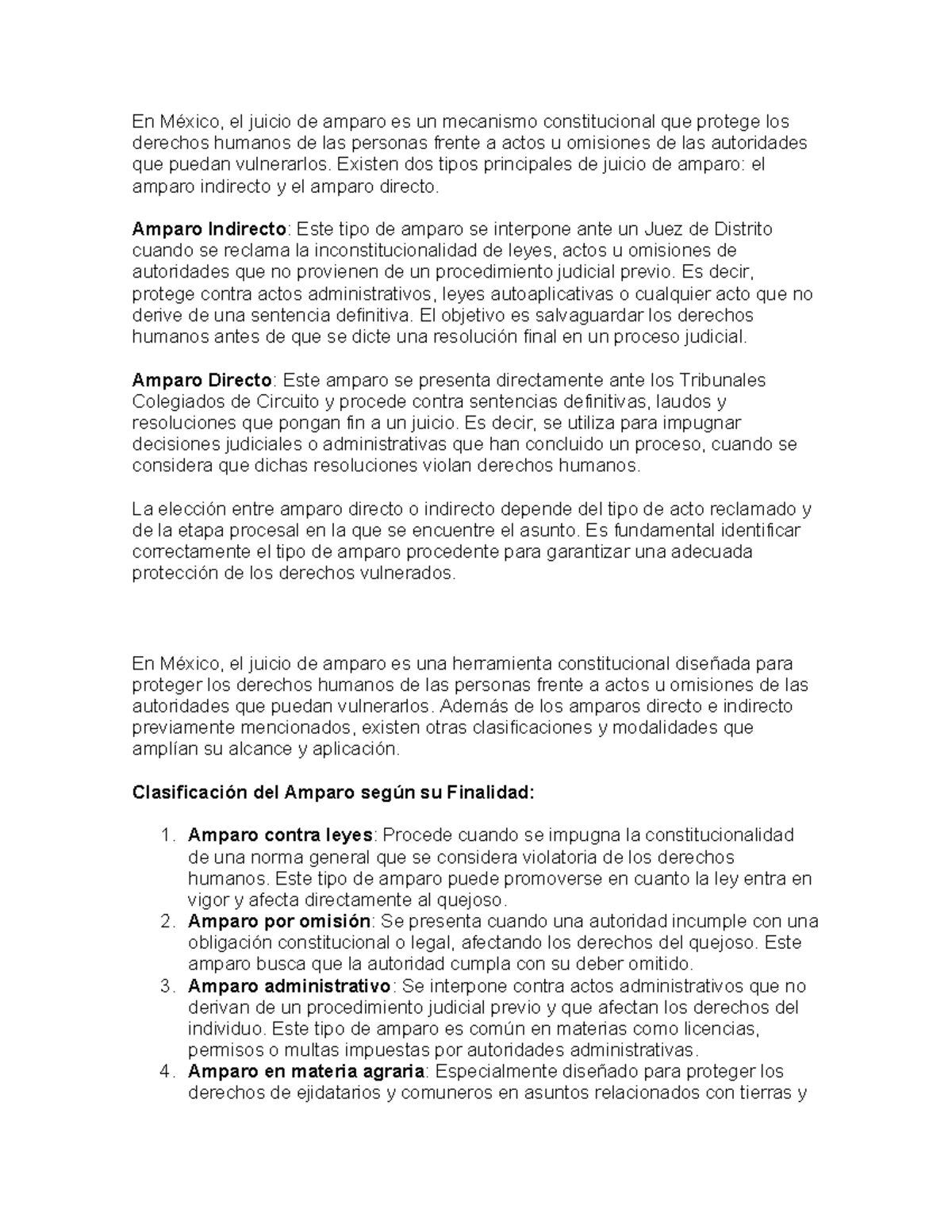 Amparos - En México, el juicio de amparo es un mecanismo constitucional ...