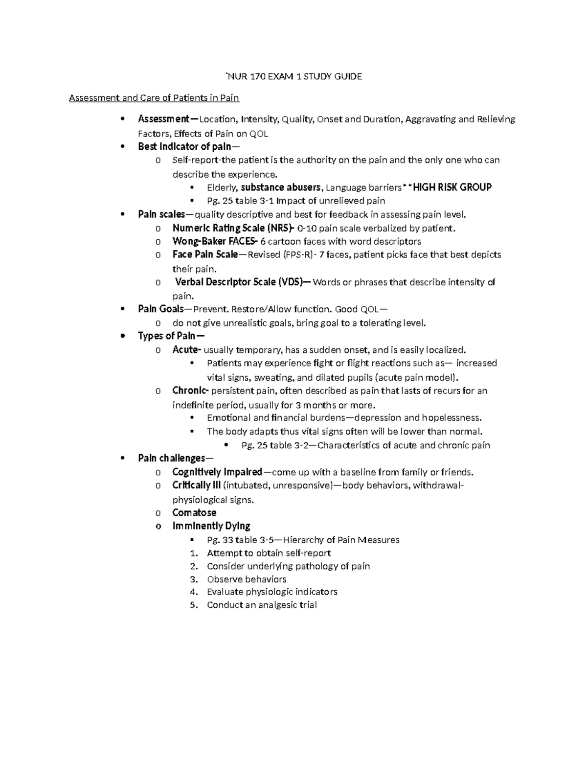 NUR 170 Exam 1 Study Guide Key - Thumb 1200 1553.webp