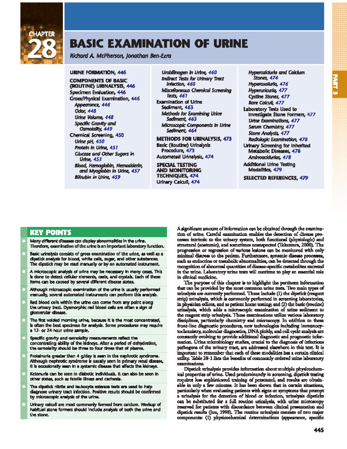 Urinalysis & Other Body Fluids - Study Guide for HENRY'S - Studocu