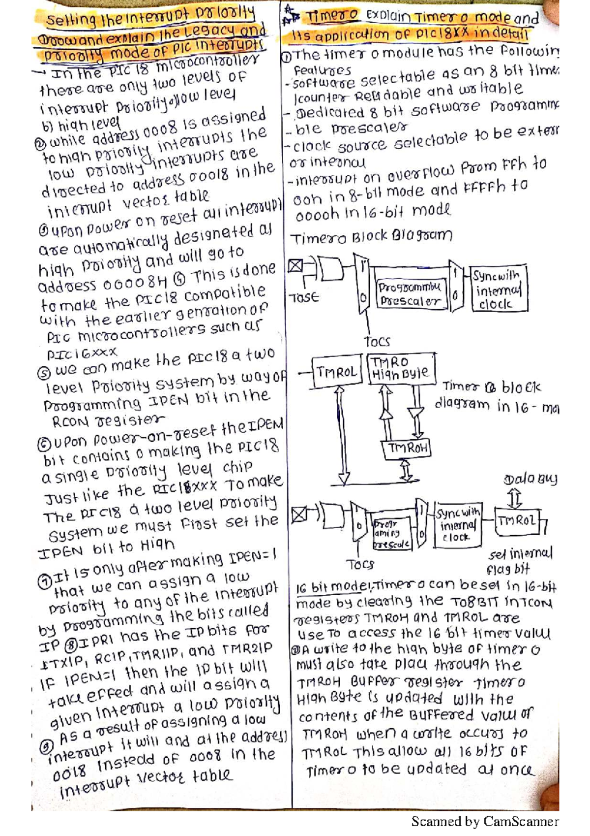 PIC18F4550 Timer Interrupt Priority and RUN Mode Explained - Studocu