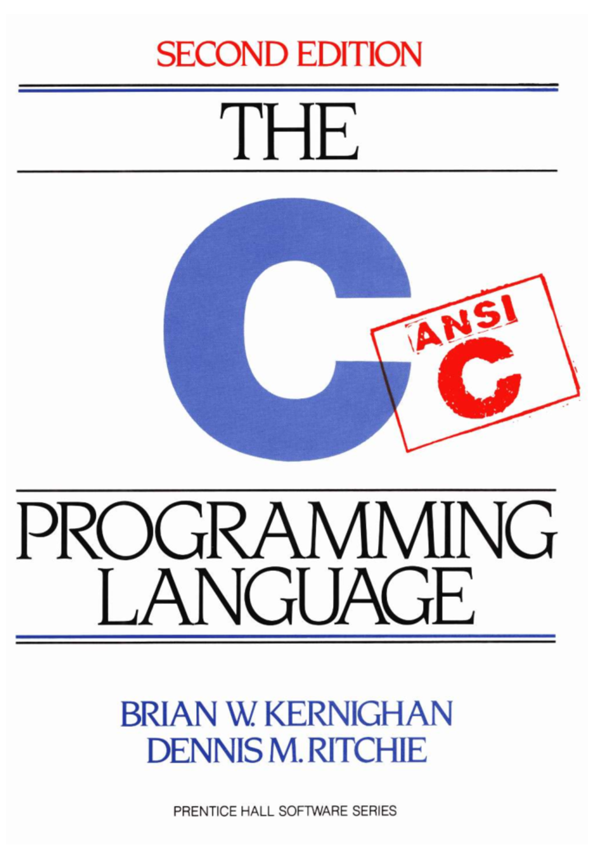 Ebook - C Programming Language (2nd Ed) - Tutorial & Reference Guide ...