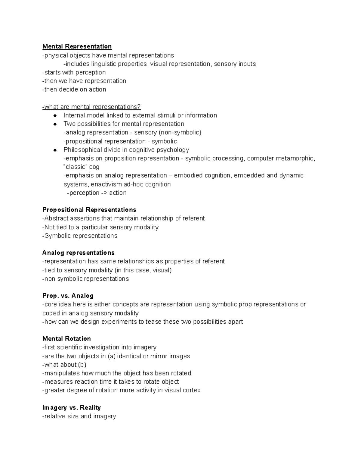 PSYC20: Exploring Mental Representation and Cognitive Implications ...