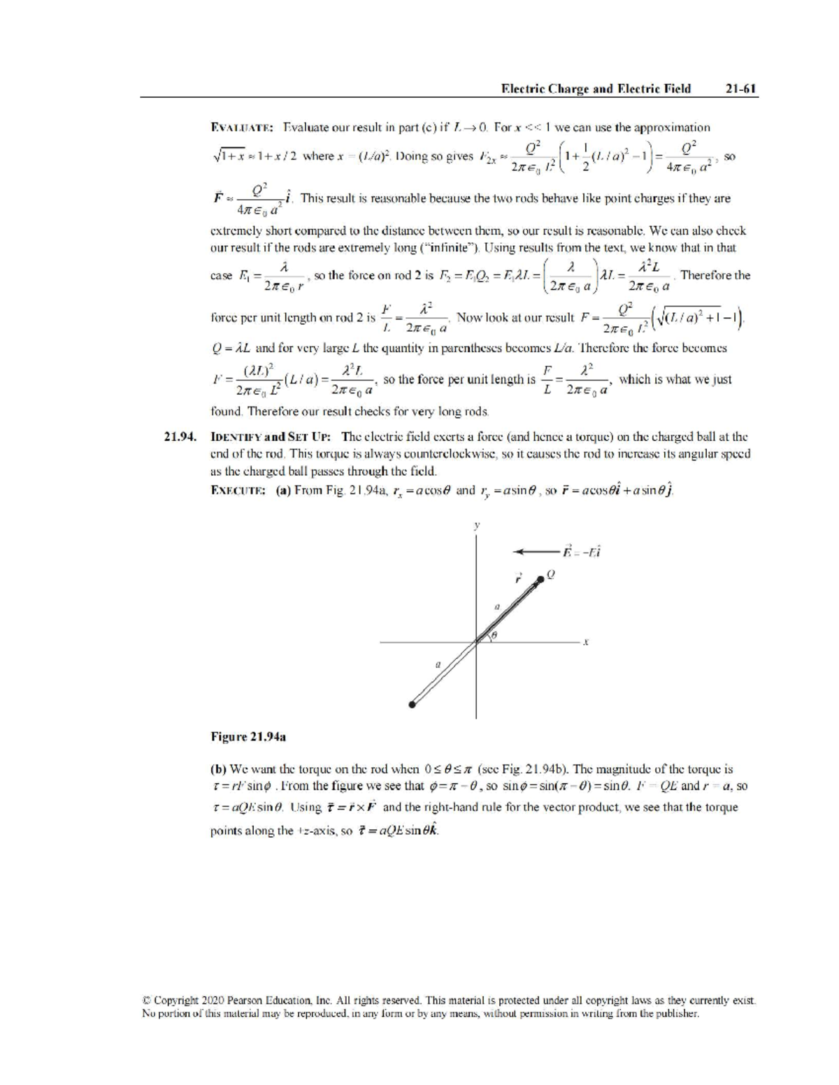University Physics (PHYS 101) - Electric Charge & Field Analysis - Studocu