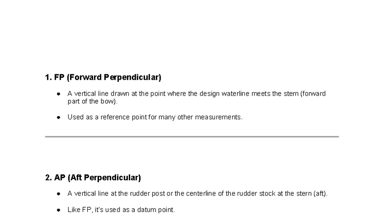 1.2 B - Please give me additional information - ⚓ 1. FP (Forward ...