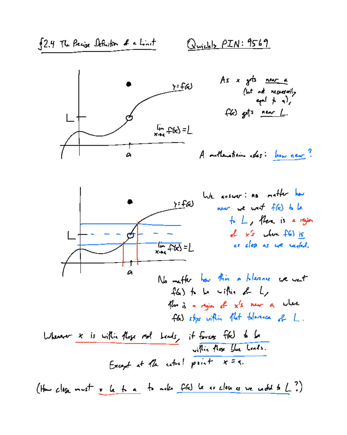 MATH 101: Understanding Limits and Tolerances in Functions - Studocu