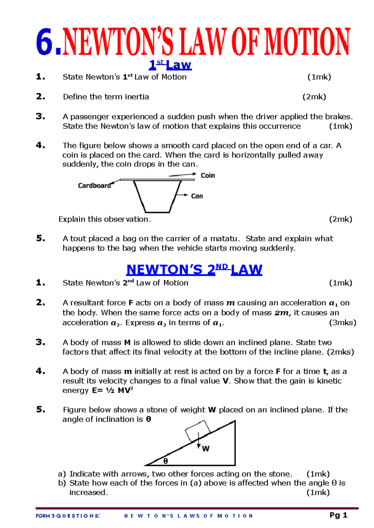 3.1 Newton's Laws of Motion: Understanding the Principles and ...