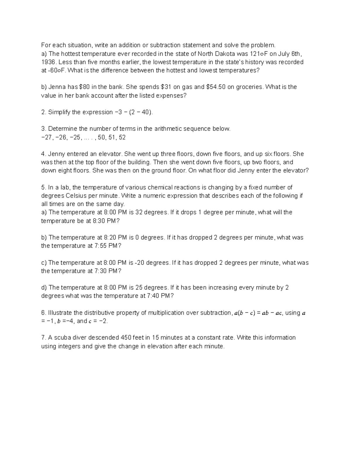 Math 2 - Addition, Subtraction, and Problem Solving Strategies - Studocu