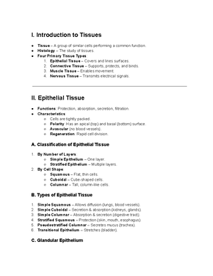 Histology Lab 5: Analyzing Muscle and Nervous Tissue Types - Lab 5 ...