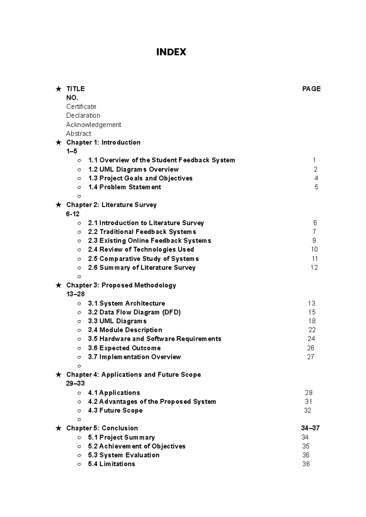 Student Feedback System (SFS) Project Overview and Methodology - Studocu