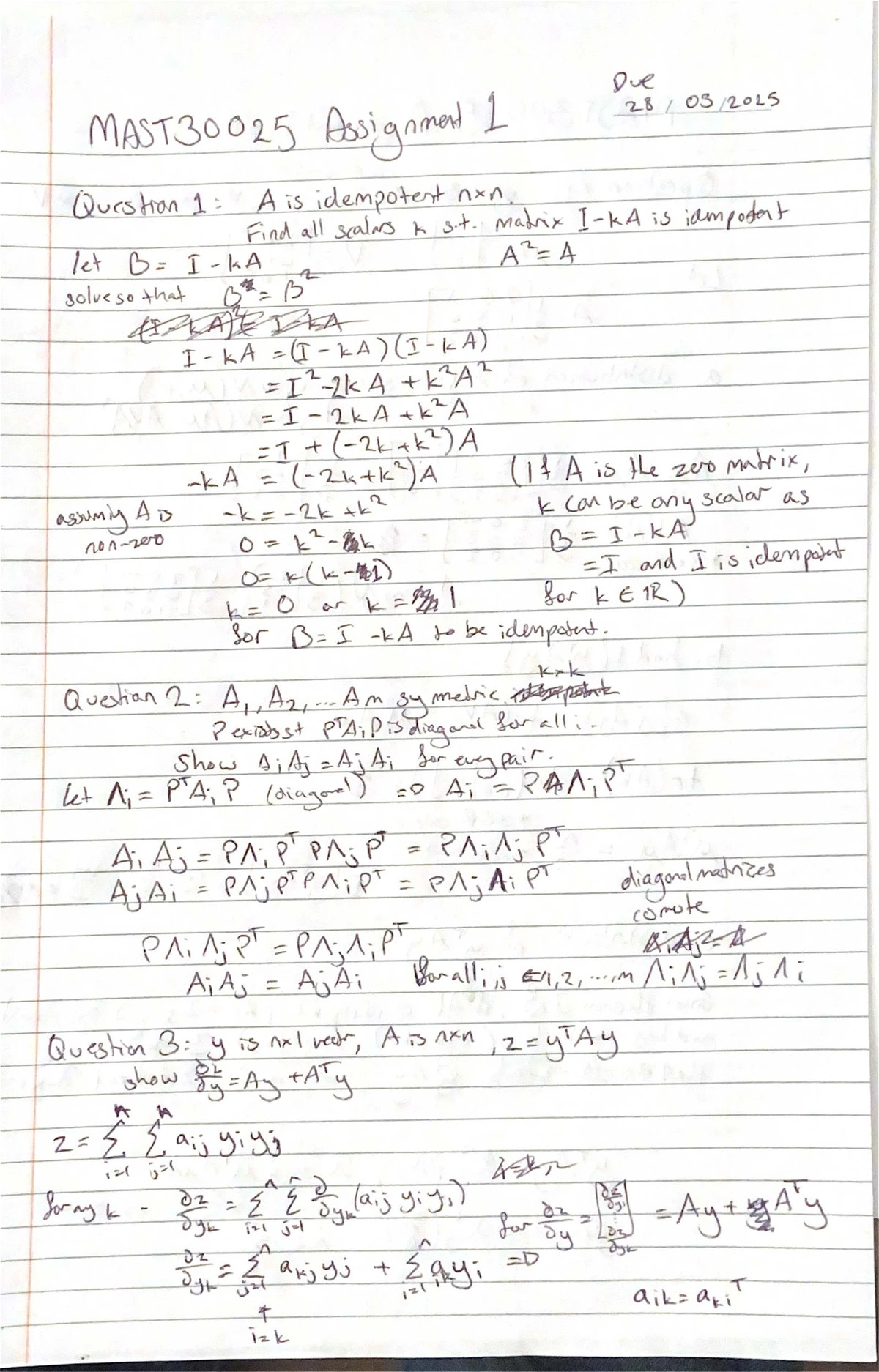 MAST10007 Study Cheat Sheet for Quick Revision - Studocu