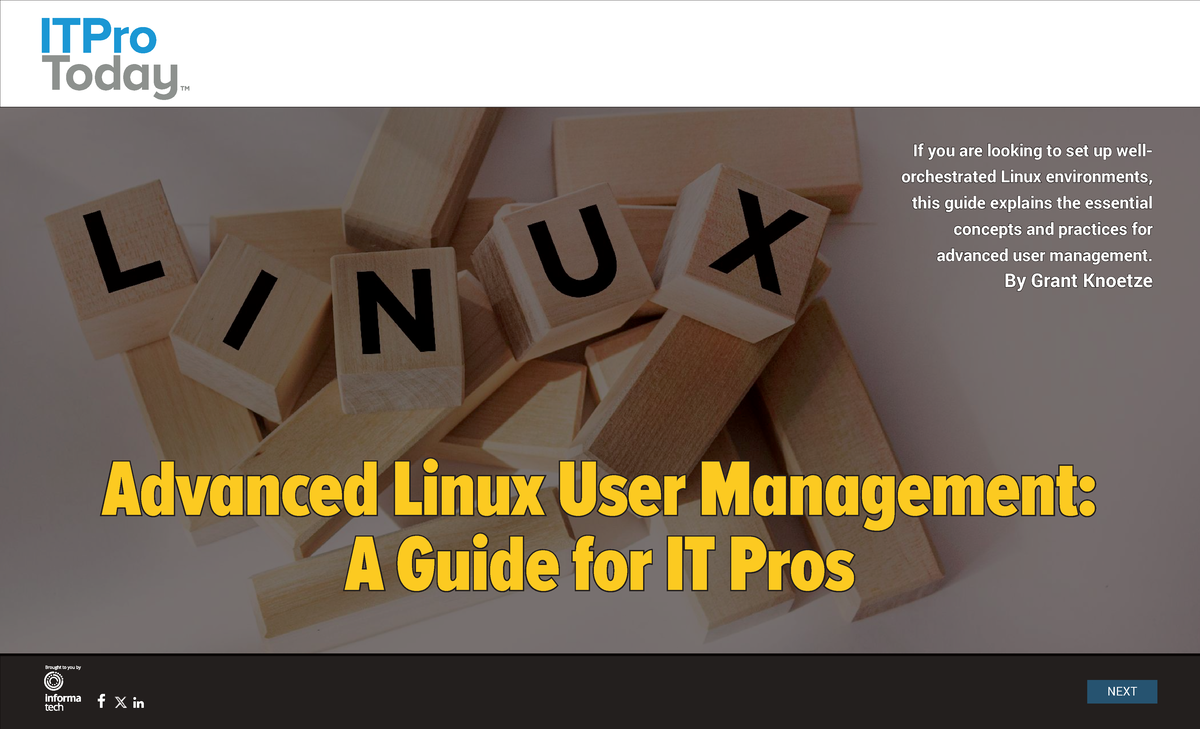 Advanced Linux user management: essential practices and principles ...