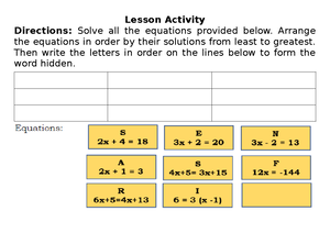 Grade 7 Math Learning Guide: Solving Linear Equations & Inequalities ...
