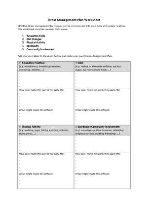 Coping strategies Questionnaire - Citation: Addison, C.; Jenkins, B ...