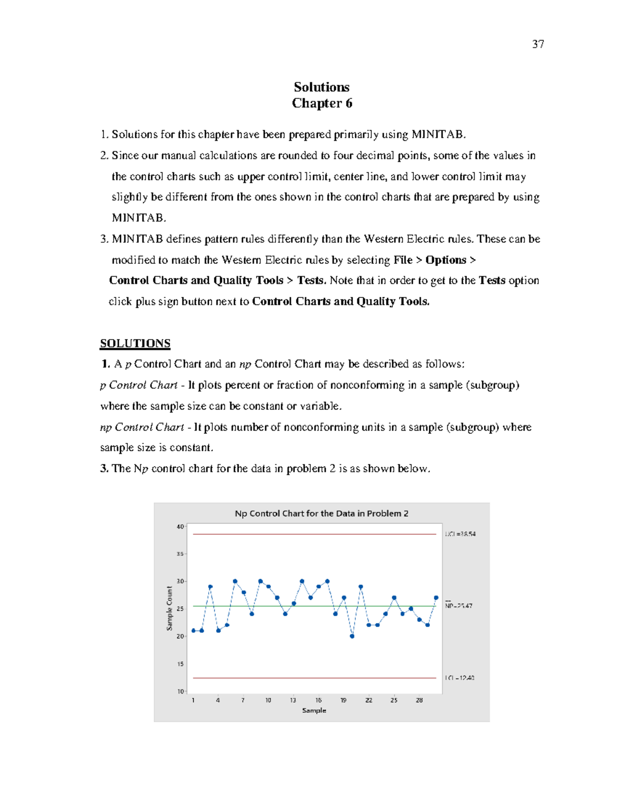 Ch06 - Statistical Quality Control Solutions and Insights - Studocu