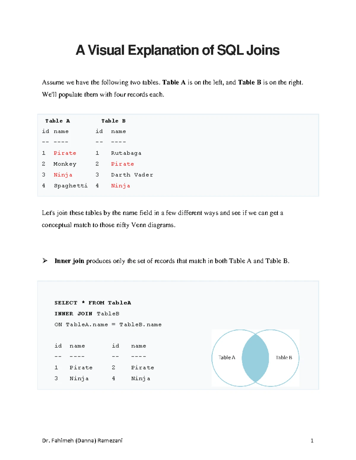 SQL basics (notes) - SQL NOTES Commands: SELECT: Used to retrieve data ...