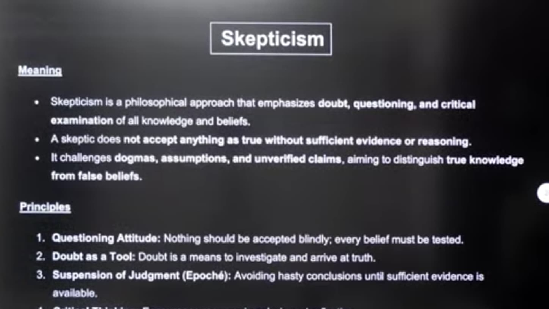 Unit 3 - Understanding Skepticism, Empiricism, and Validation - Studocu