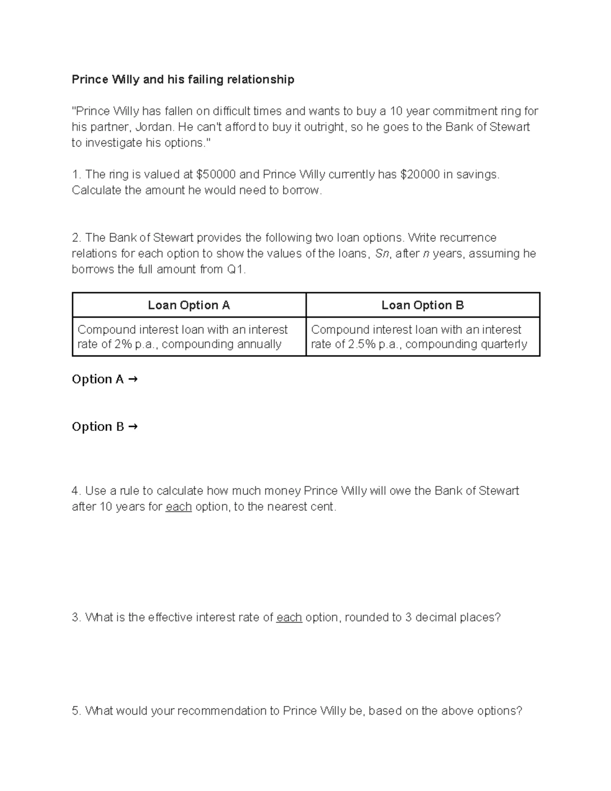 2023 Financial - Gen Maths Recursion & Modelling Notes - Studocu