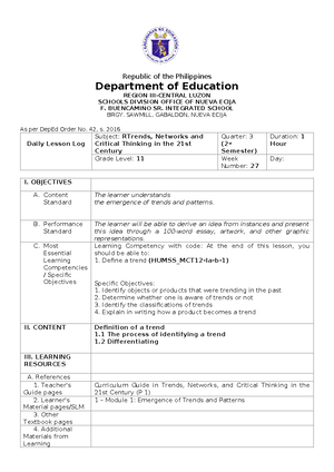 1ST Quarter UCSP Identification - Understanding Culture Society and ...
