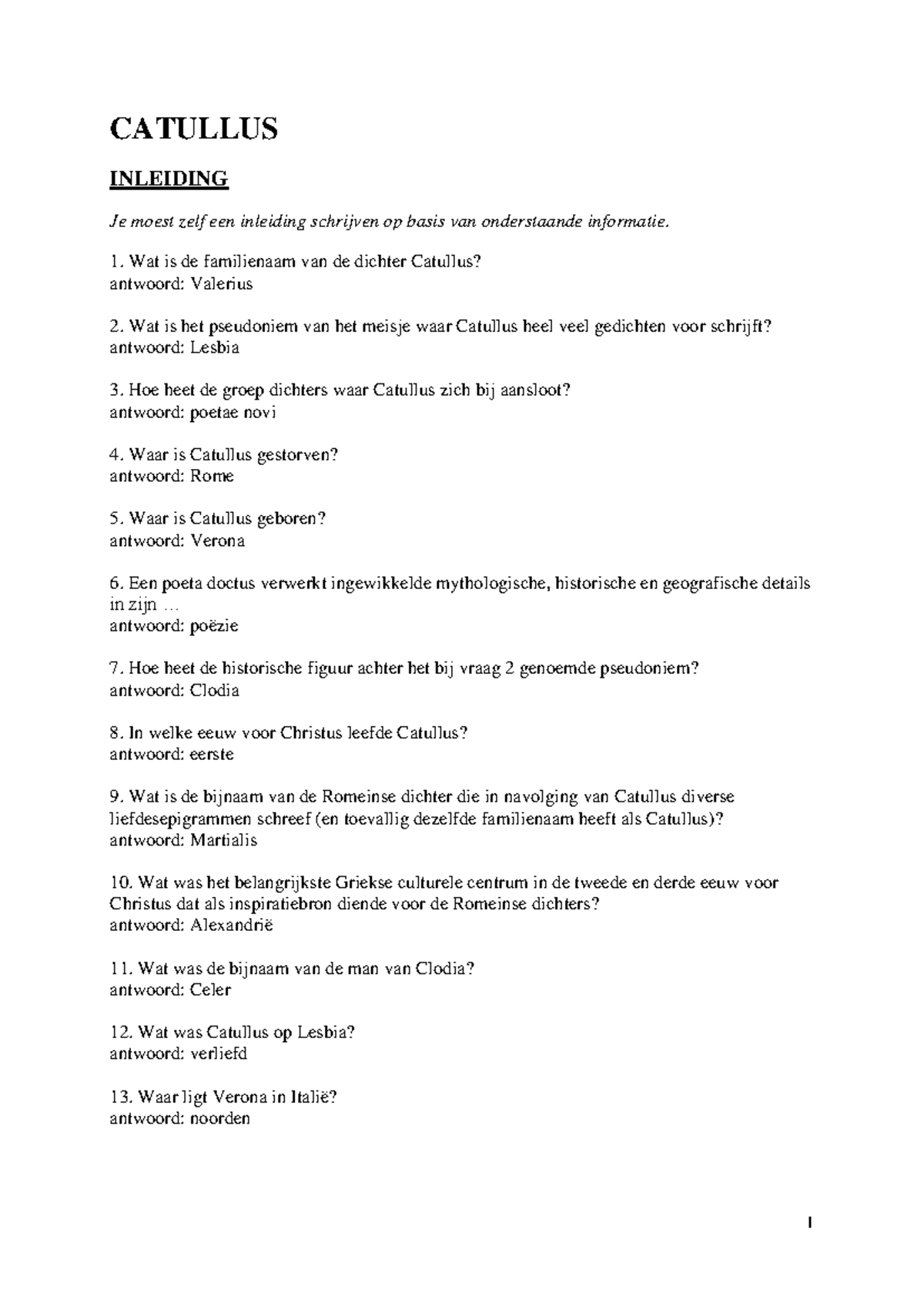 4LA Catullus en Martialis: Teksten en Vertalingen samengevoegd ...