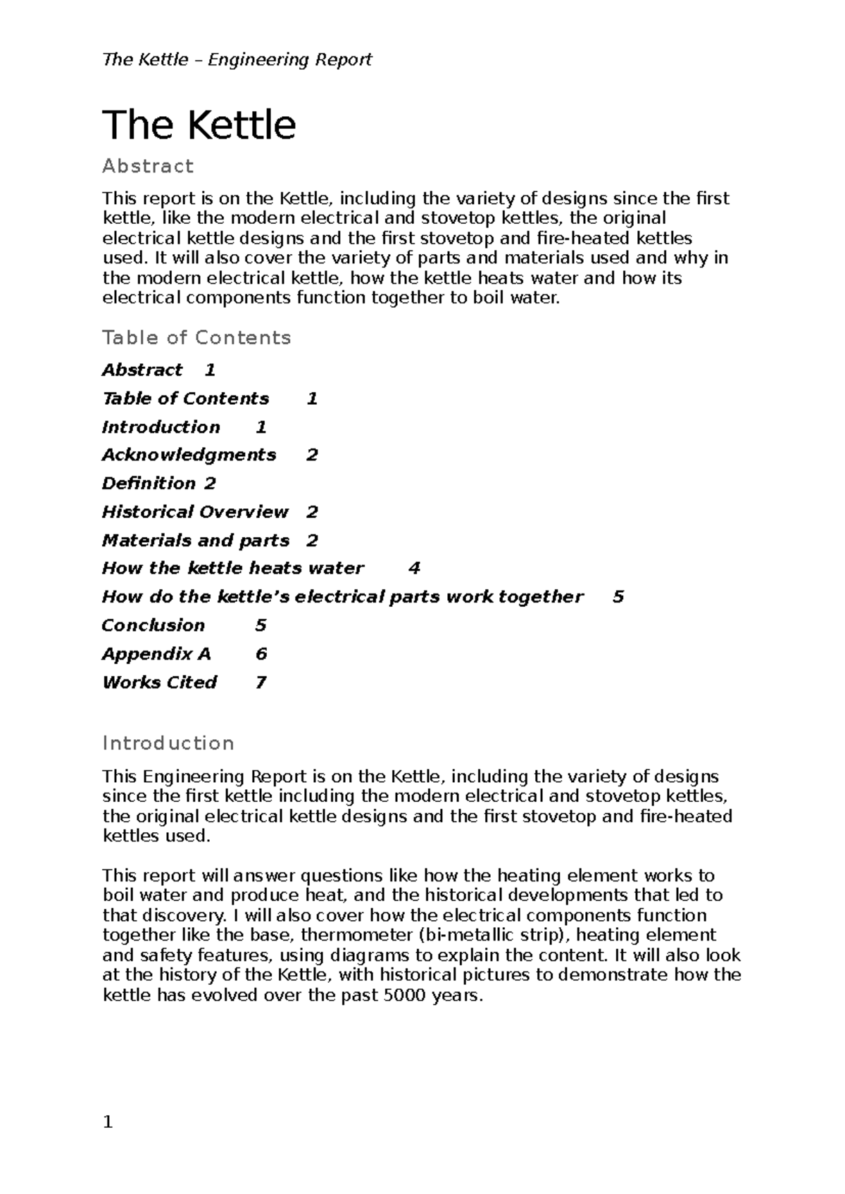 Kettle Engineering Report: Historical Designs & Modern Functionality ...