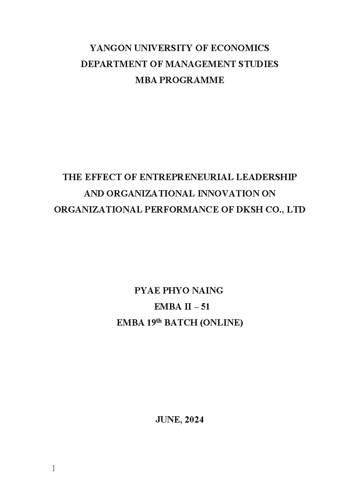The Effect of Entrepreneurial Leadership on Organizational Performance ...