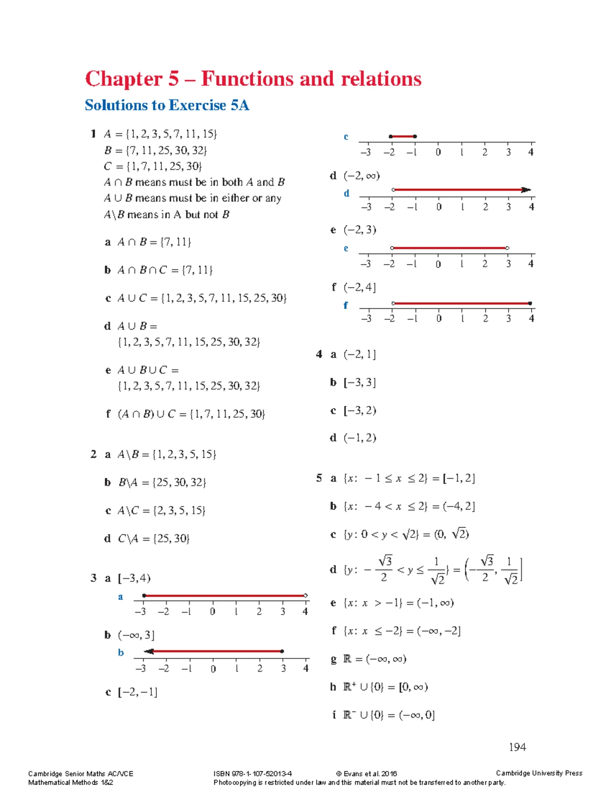 Chapter 03 Worked Solutions for Quadratics Exercises - Studocu