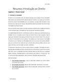 Resumos - Introdução ao Direito: Importância e Estruturas (CÓDIGO)