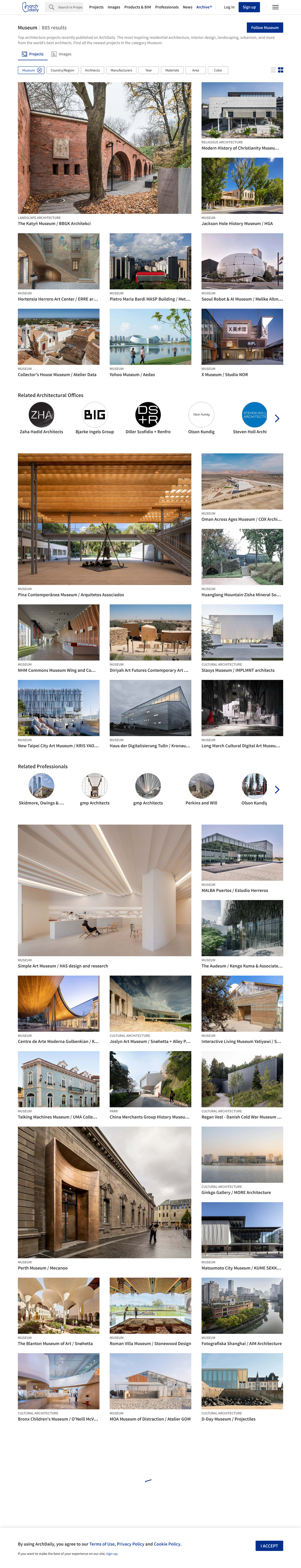 Museum Projects Overview - ArchDaily Insights - Studocu