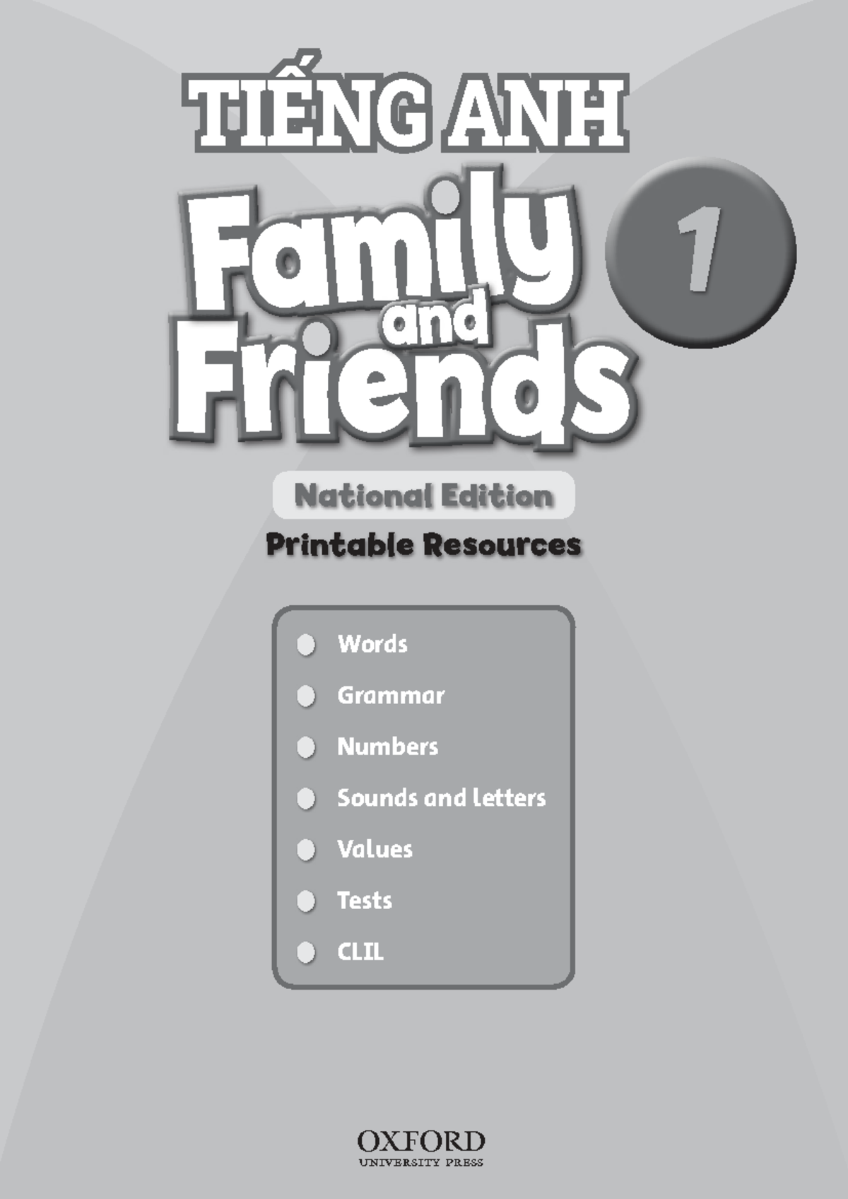 TIẾNG ANH 1 Family and Friends National Edition Printable Resources ...