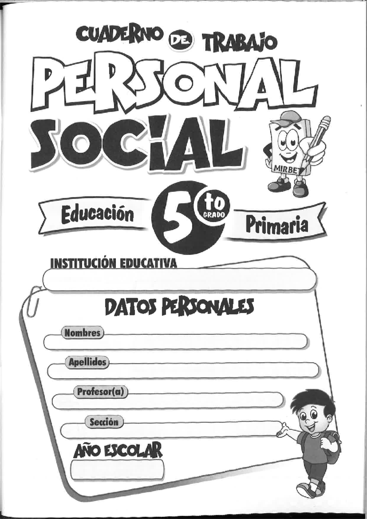 Notas de Personal Social 3 para Educación Primaria - Grado 5 - Studocu