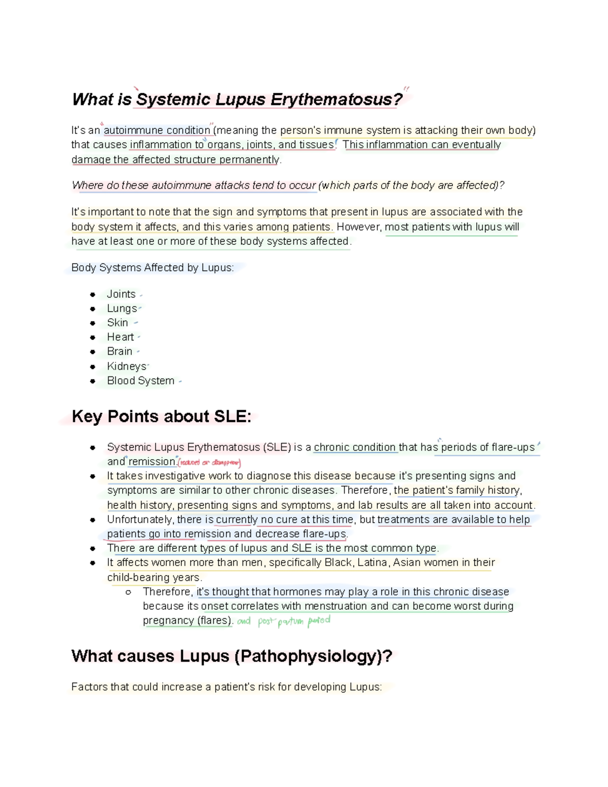 Systemic Lupus Erythematosus (SLE): Understanding the Autoimmune ...