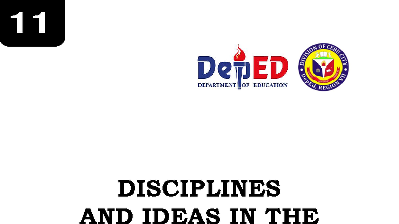 DISS 11-12 Q2 Module 6: Filipino Values and Culture Insights - Studocu