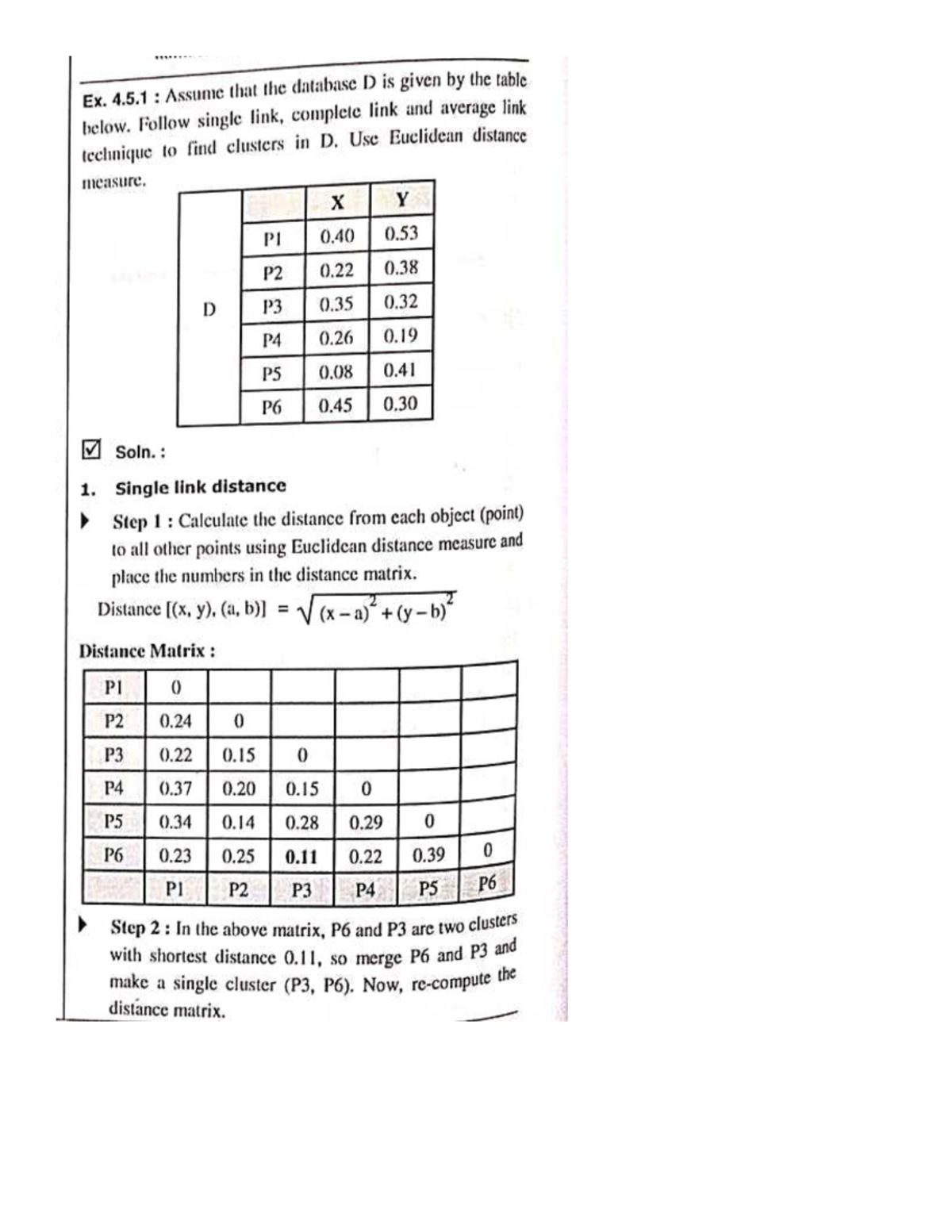 Hierarchical Clustering Techniques in Numerical Analysis for D - Studocu